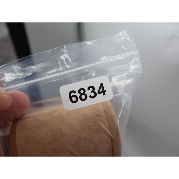 Veronica Beard Dali Sandals Slide Tan Beige Suede Leather Slip on 11  Block Heel - Picture 11 of 11